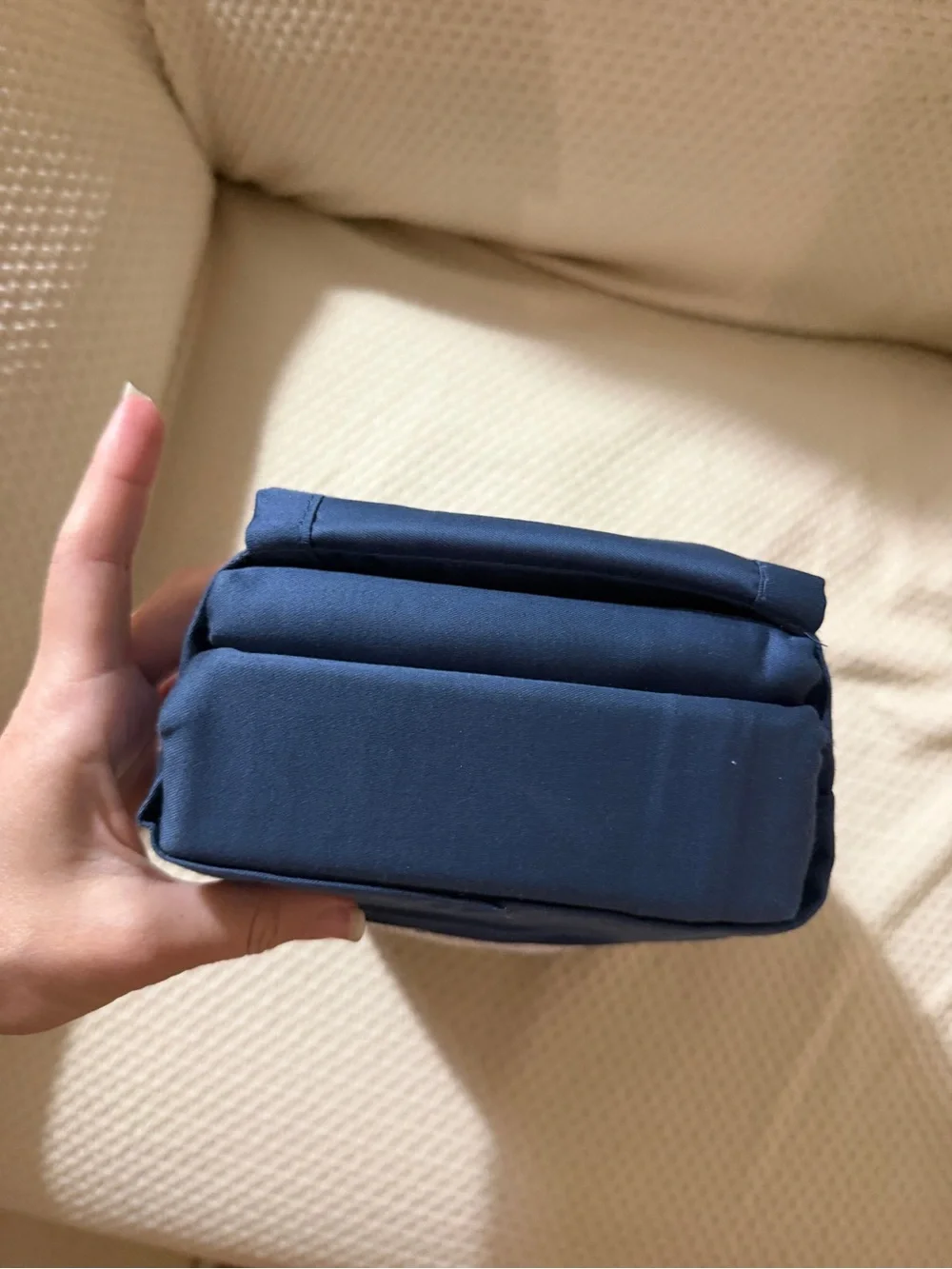 Threshold Twin XL Size 400 Thread Count Performance Flat Sheet - Metallic Blue